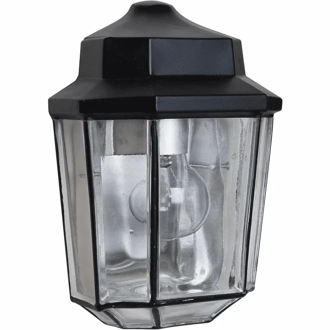 Costaluz 302857 3028 Series Modern Black Exterior Wall Sconce Lighting