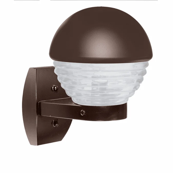 Costaluz 306198-WALL-FR 3061 Series Contemporary Bronze Frosted Outdoor Wall Mounted Lamp