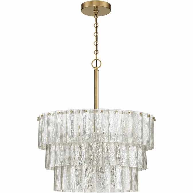 Craftmade 48694-SB Museo Satin Brass 20″ Pendant Light