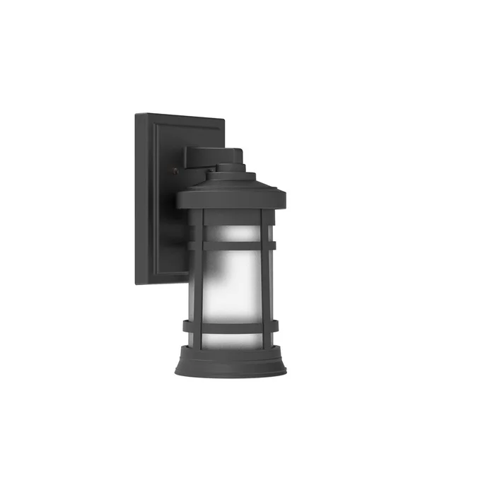 Craftmade Composite Lanterns 1-LT Outdoor Wall Lantern – Black – ZA2304-TB