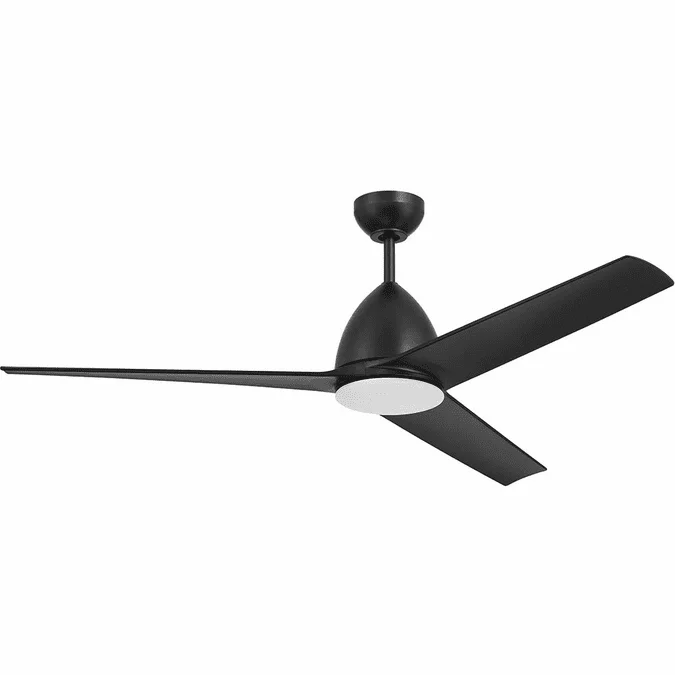 Craftmade NTO54FB3 Nitro Modern Flat Black LED 54″ Home Ceiling Fan