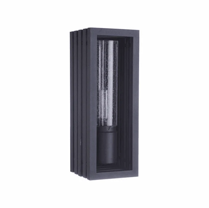 Craftmade ZA2810-TB Carmel Modern Textured Matte Black Exterior 16.5″ Wall Lamp