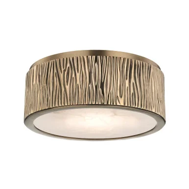 Crispin LED Flush Mount in Aged Brass (70|6209-AGB)