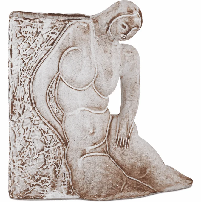 Currey & Company 1200-0926 Paramour Modern Pale Brown Vase