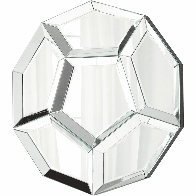 Cyan 06364 Hawaiian Garden Modern Clear Mirror