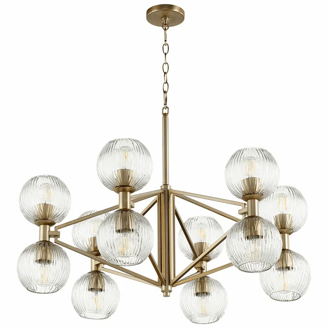 Cyan Design 10963 Helios Aged Brass 33″ Chandelier Lamp