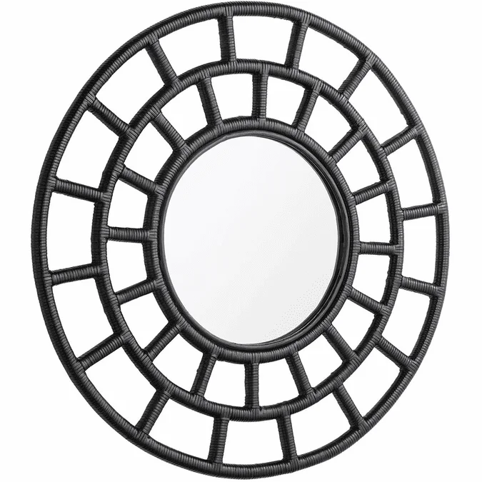 Cyan Design 11601 Comoros Modern Black Wall Mounted Mirror