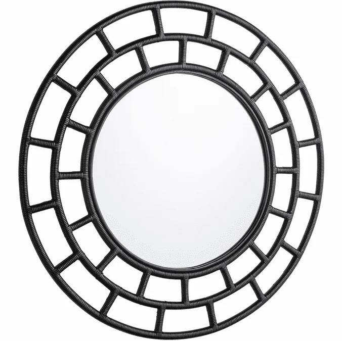 Cyan Design 11602 Comoros Modern Black Mirror