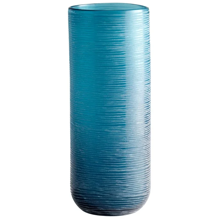 Cyan Large Libra Vase – Aqua – 04359