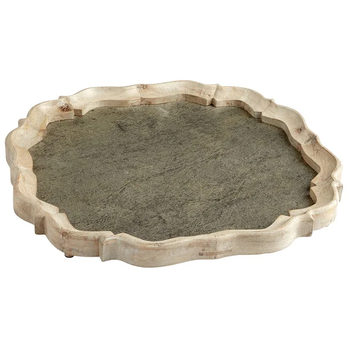 Cyan Rustica Tray – White Patina – 08231