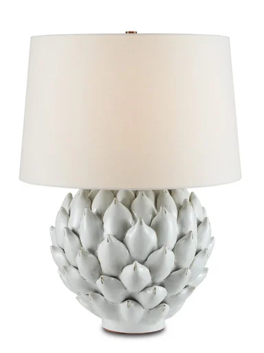 Cynara White Table Lamp One Light Table Lamp in Antique White (142|6000-0741)