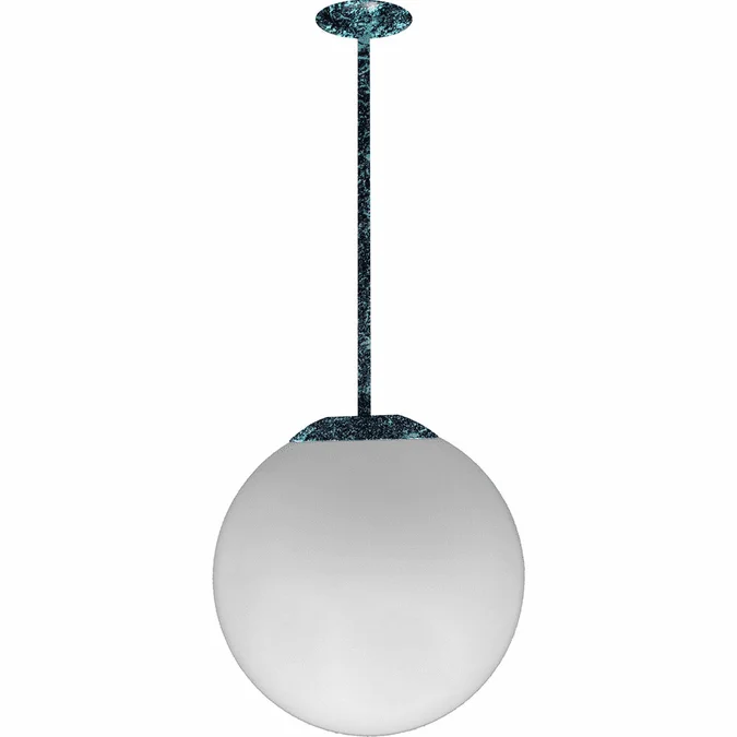 Dabmar D7500-18-LED-VG Contemporary Verde Green LED 18″ Hanging Pendant Lighting