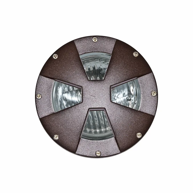 Dabmar DW4780-BZ Medium Drive Over Contemporary Line Voltage Bronze Outdoor Well Light