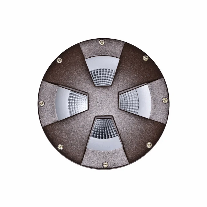 Dabmar DW4780-LED18F-BZ Medium Drive Over Modern Line Voltage Bronze LED Exterior Well Light