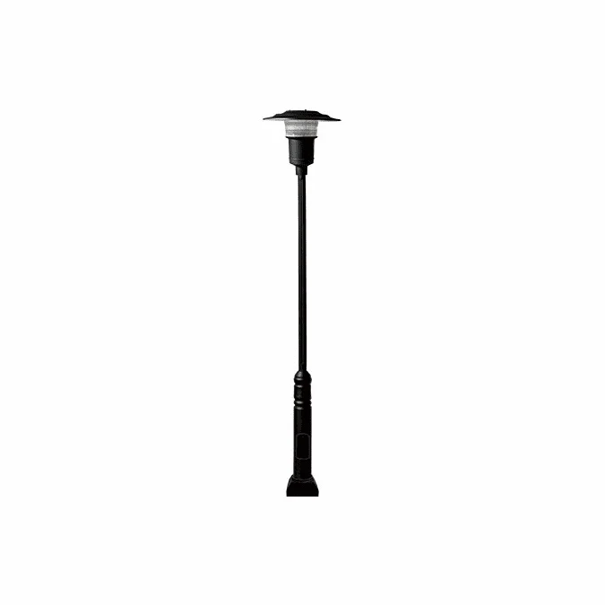 Dabmar GM6500-LED30-B Large Post Top Modern Black LED Outdoor Lighting Post Light
