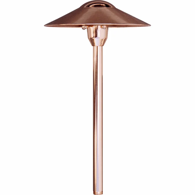 Dabmar LV214-CP Copper Low Voltage Outdoor Pathway Landscape Lighting