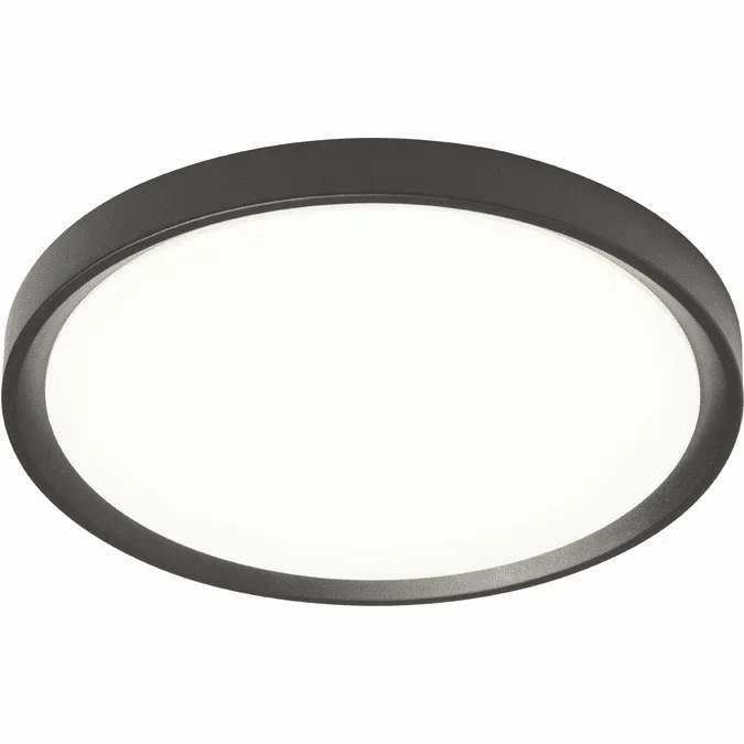 Dainolite FID-1630LEDFH-MB Frida Contemporary Black / Sandy Black LED Ceiling Light