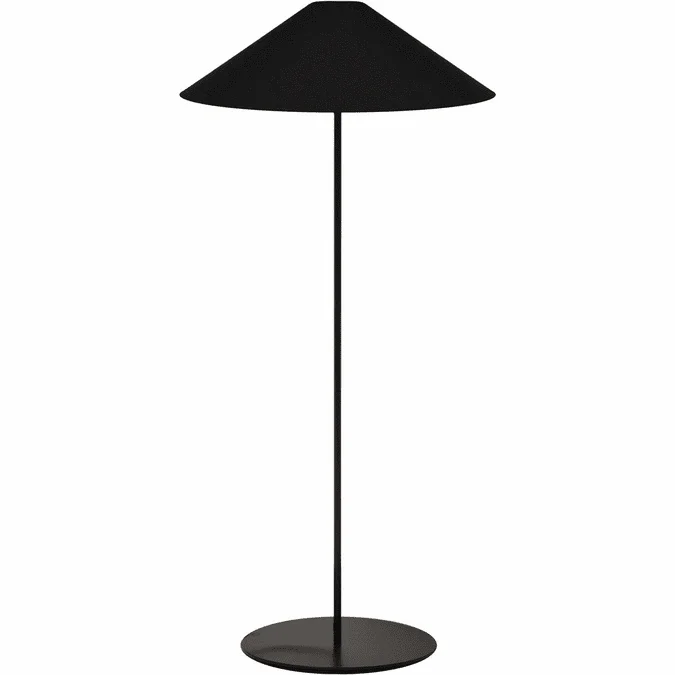 Dainolite MM241F-BK-797 Maine Contemporary Black / Black Light Floor Lamp