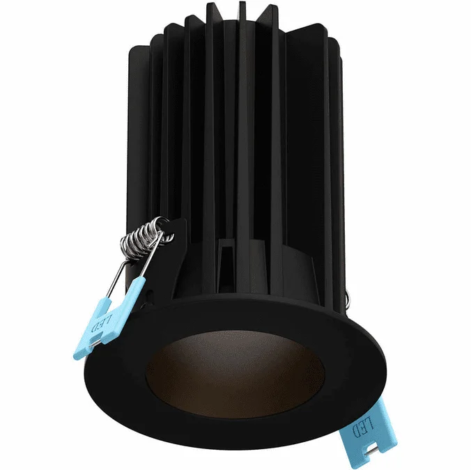 DALS Lighting RGR2HP-CC-BK RGR Modern Black LED 2″ Recessed Light Insert