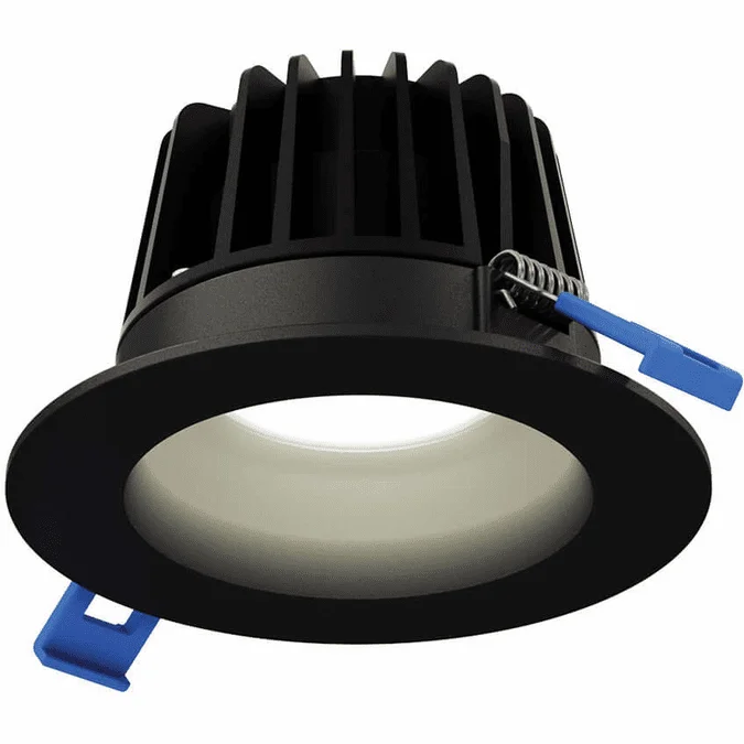 DALS Lighting RGR4-CC-BK Contemporary Black LED 4 Inch Round Gimbal Recessed Light Insert