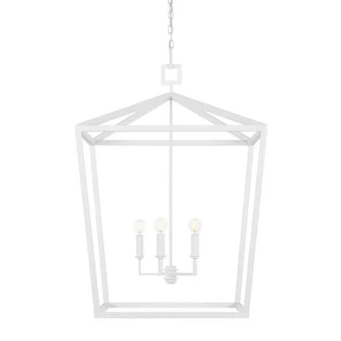 Denison Collection Four Light Chandelier in Gesso White (142|9000-0980)