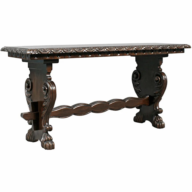 Design Toscano AF51255 Glastonbury Abbey Traditional Cherry Bench