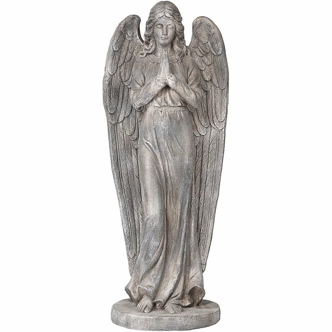 Design Toscano FU63854 Goddess of Mercy Angel Traditional Greystone Statue