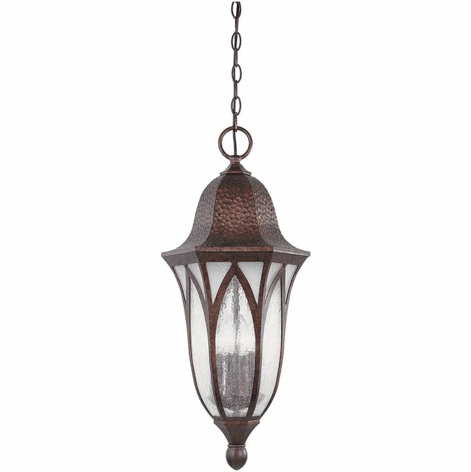 Designers Fountain 20634-BAC Berkshire Traditional Burnished Antique Copper Exterior Hanging Light Fixture
