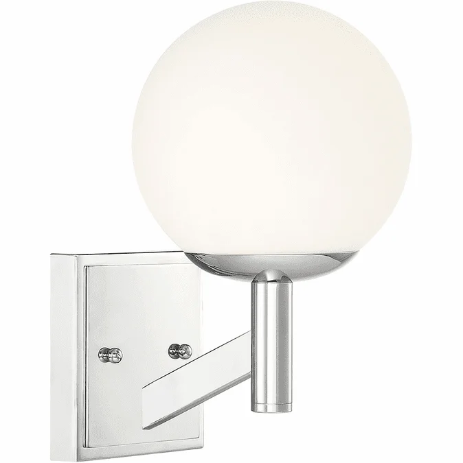 Designers Fountain 95101-CH Kelvin Modern Chrome Wall Lamp