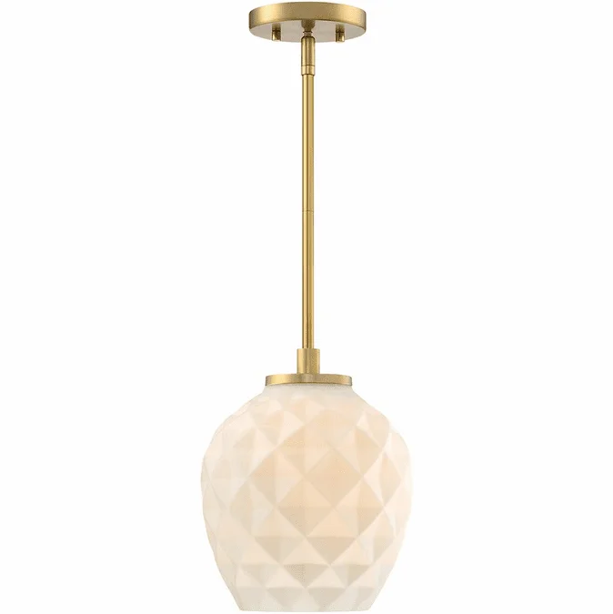 Designers Fountain D289M-9P-BG Dita Modern Brushed Gold 9″ Mini Pendant Lamp