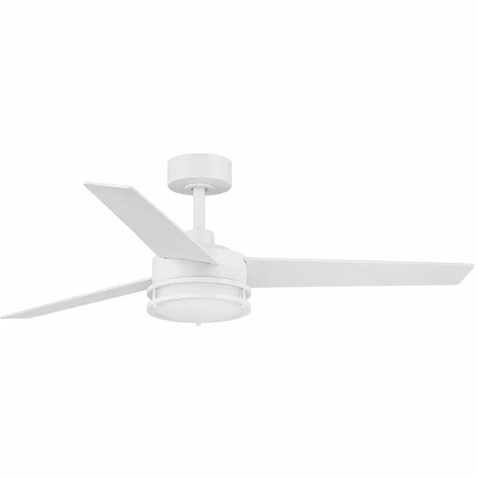 Designers Fountain FS-CSN52RGB-MW Cassini Contemporary White 52″ Home Ceiling Fan