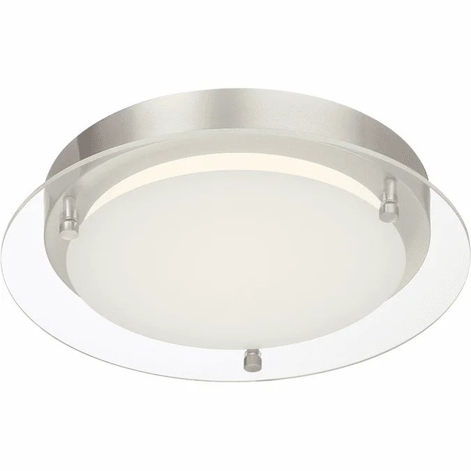 Designers Fountain LED1294-PN Deco Edge Contemporary Polished Nickel LED 11.5″ Home Ceiling Lighting