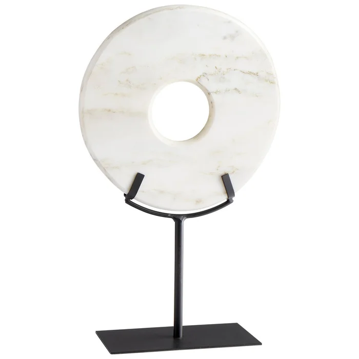 Disk On Stand White Large By Cyan Design
