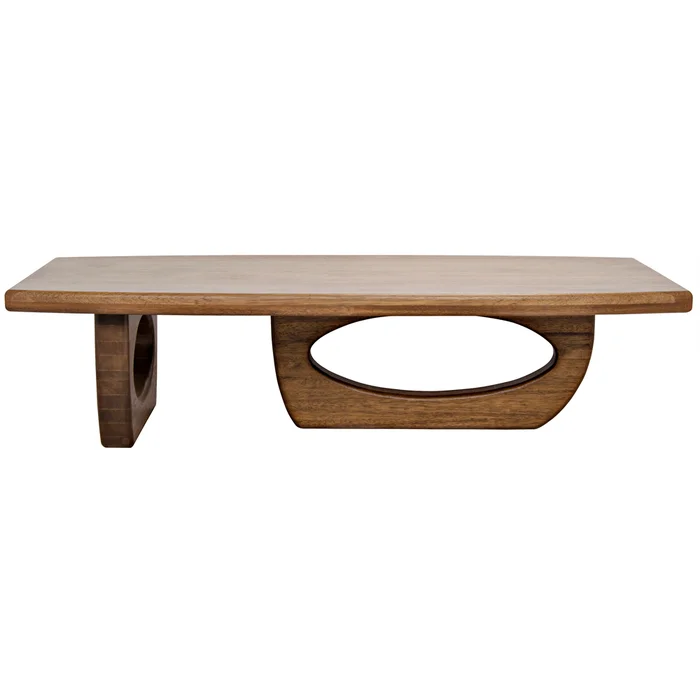 douglas coffee table, dark walnut