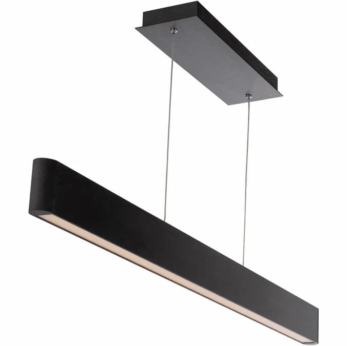 dweLED by WAC PD-22744-BK Volo Modern Black LED 44.5″ Kitchen Island Lighting