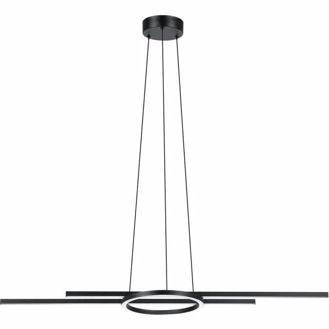EGLO 206017A Zillerio Modern Black LED Kitchen Island Lighting