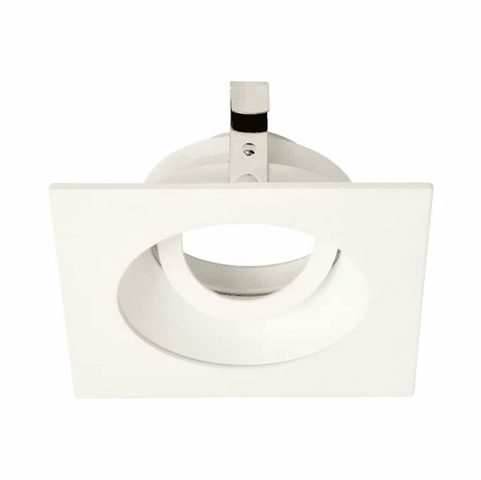 Elco ELK3329H Koto System Pex Recessed LED Light Modern Haze with White Ring 3″ Square Adjustable Gimbal