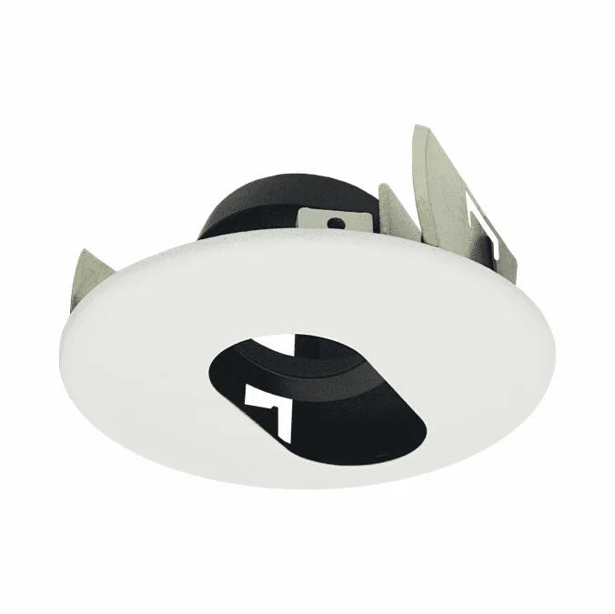 Elco ELK3620W Koto System Pex LED Recessed Downlight Contemporary Black Slot/White Ring 3″ Round Adjustable Slot Aperture