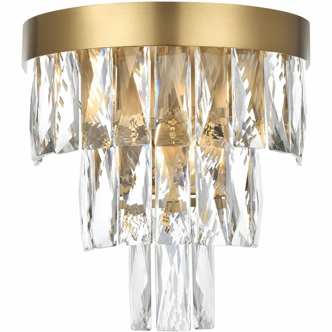 Elegant 1060W10SG Josephine Satin Gold Wall Lighting