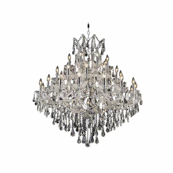 Elegant 2801G44C-RC Maria Theresa Chrome Ceiling Chandelier