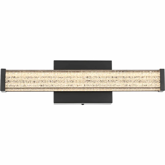 Elegant LD303W16BK Jaxx Modern Black LED 16″ Bath Light Fixture
