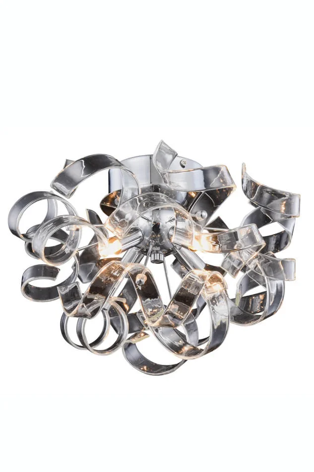 Elegant Ritz 4-LT Chrome Flush Mount, Wall Sconce – 2104F14C