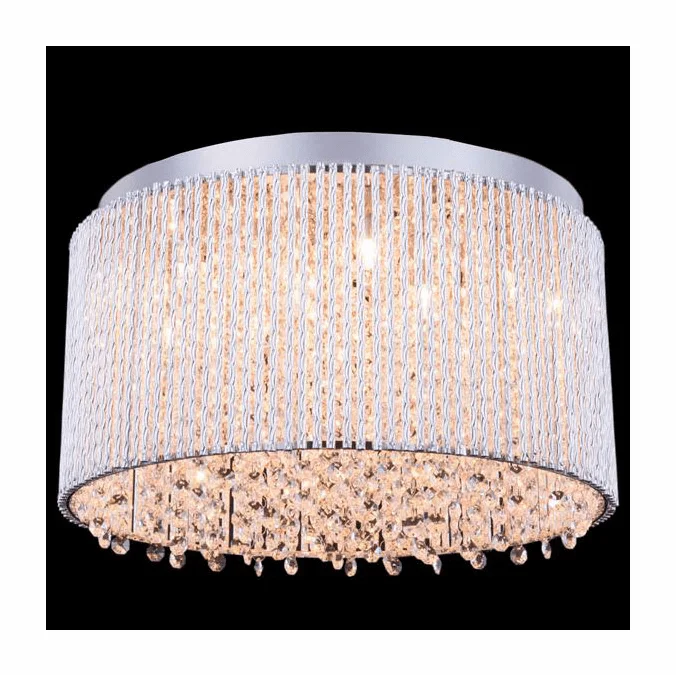 Elegant V2092F16C-RC Influx Chrome Halogen 16″ Ceiling Light