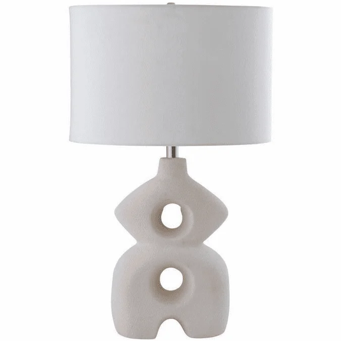 ELK H0809-11879 Neptune Contemporary Dry White Side Table Lamp
