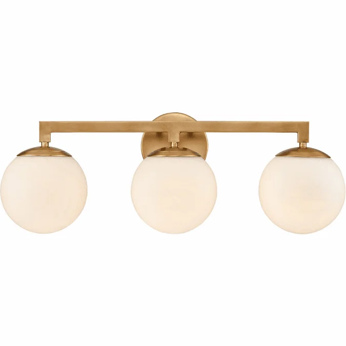 Elk Home 90082/3 Gillian Contemporary Natural Brass 3-Light Vanity Lighting