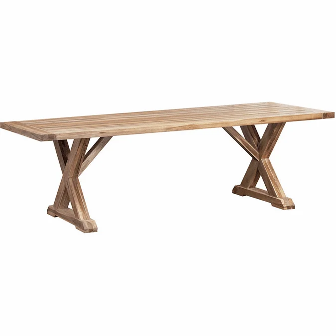 Elk Home Marketplace 6118501 The Grove Rustic Brown Exterior Trestle Table