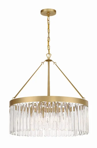 Emory Eight Light Chandelier in Modern Gold (60|EMO-5406-MG)