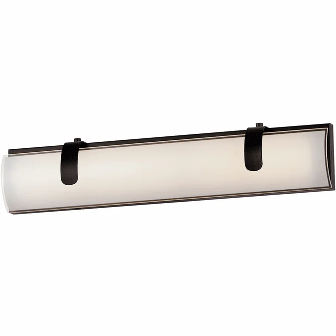 ET2 E25133-92BK Clutch Black LED 22″ Bathroom Vanity Light Fixture