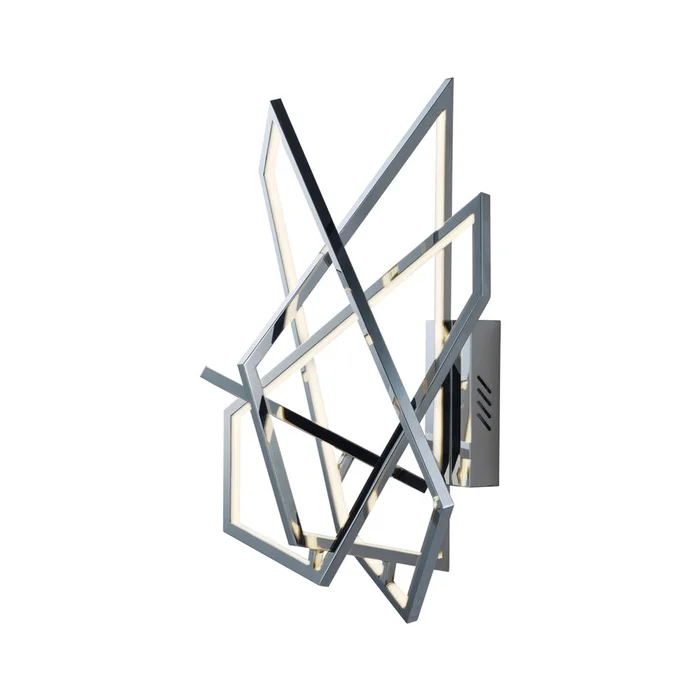 ET2 Trapezoid LED Wall Sconce – Polished Chrome – E22674-PC