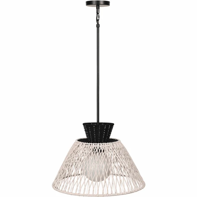 Eurofase 46633-019 Jelice Modern Black Outdoor Hanging Light Fixture